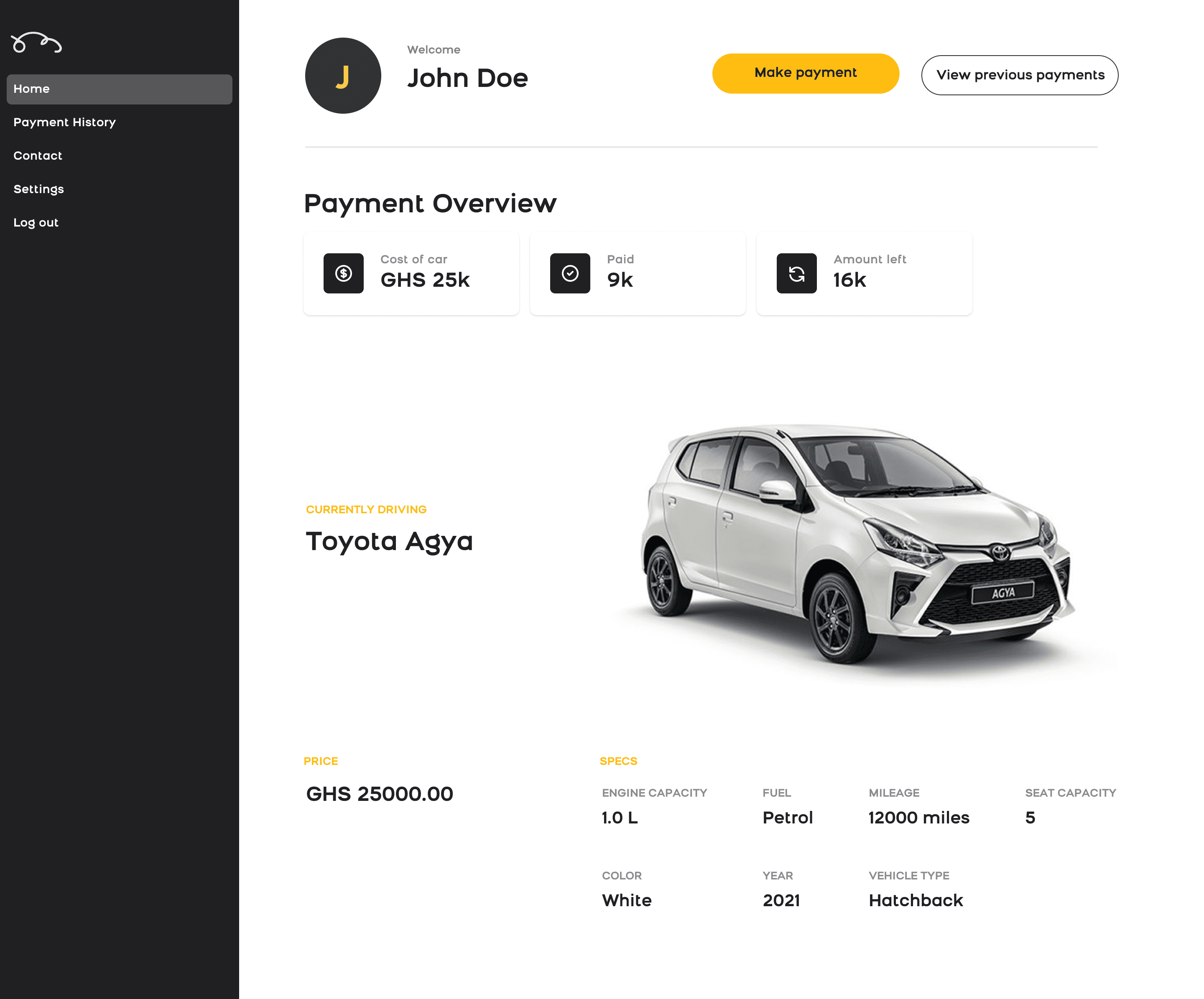 Dryver · Payment Overview Once Assigned
